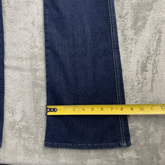 7 for all Mankind "A" Pocket Jeans Womens 26x33”Blue Denim Bootcut Low Rise Y2K - Picture 6 of 14